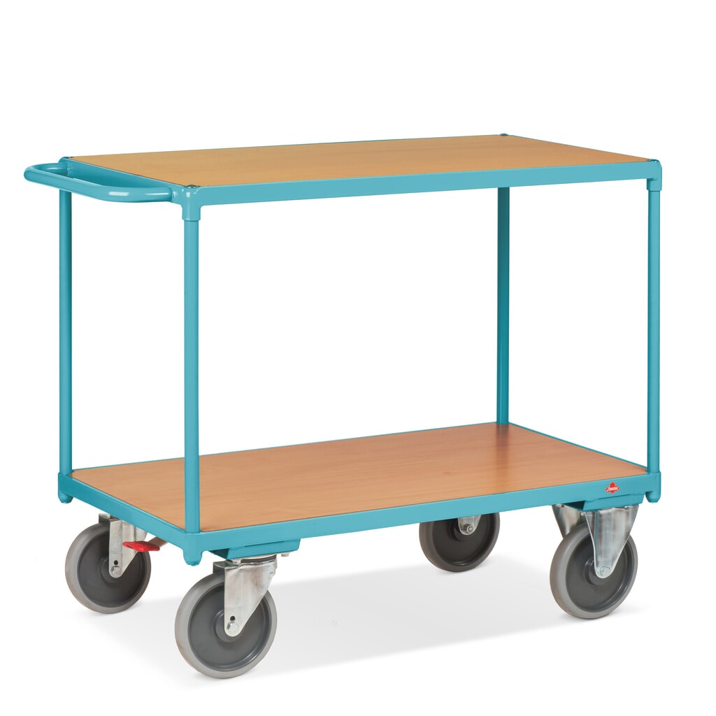 Número de imagen del producto 3: carro|plataforma de mesa pesado Ameise®, 2 niveles de 850 x 500 mm
