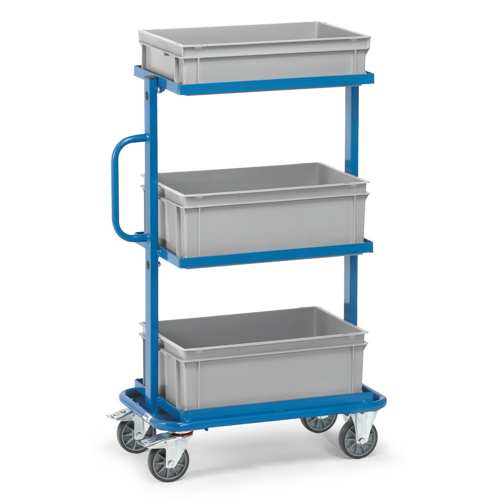 Imagen del producto: carro|plataforma de montaje fetra®, bastidor|chasis abierto, con cajas, rígido