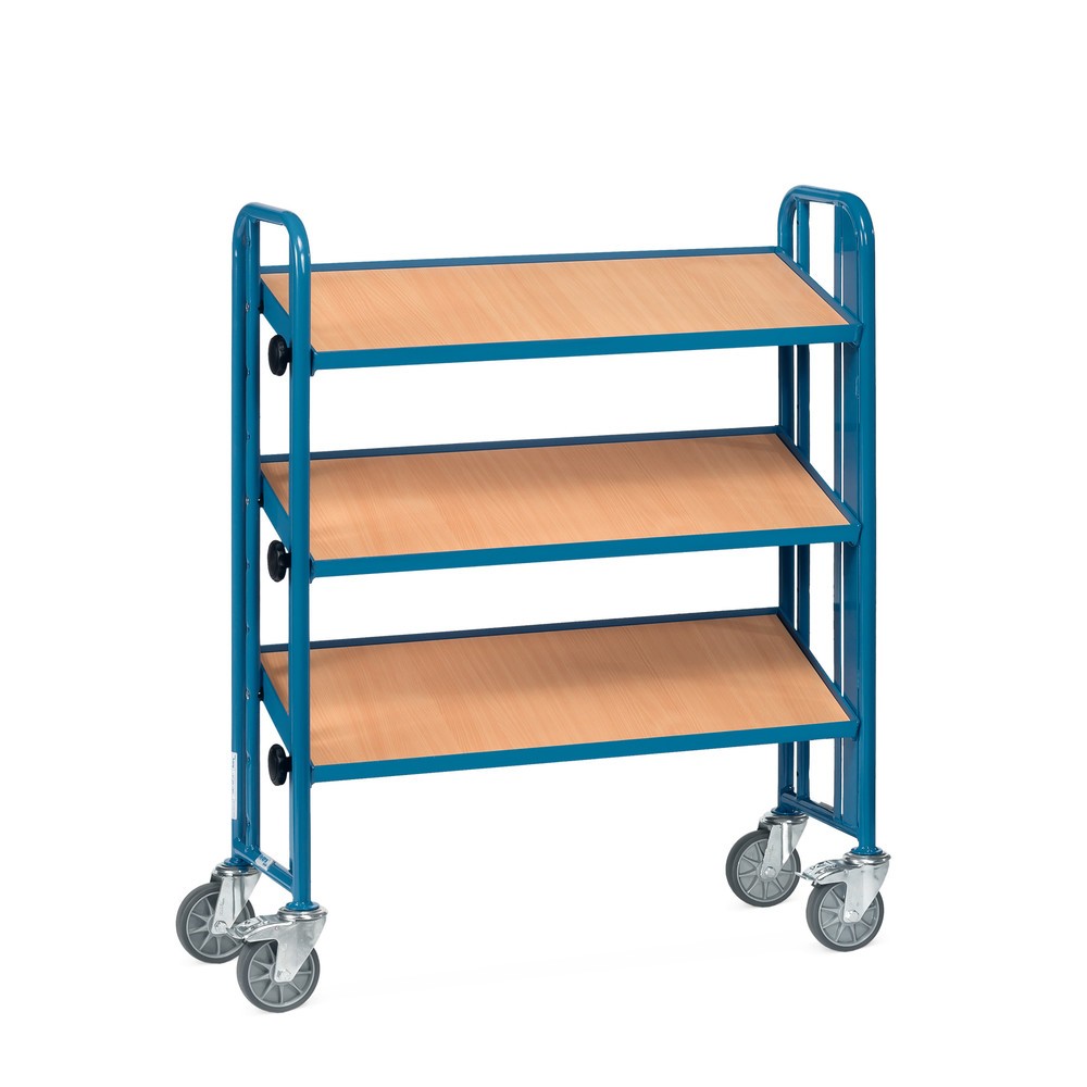Imagen del producto: carro|plataforma de montaje fetra® con placas base, 3 niveles, unilateral