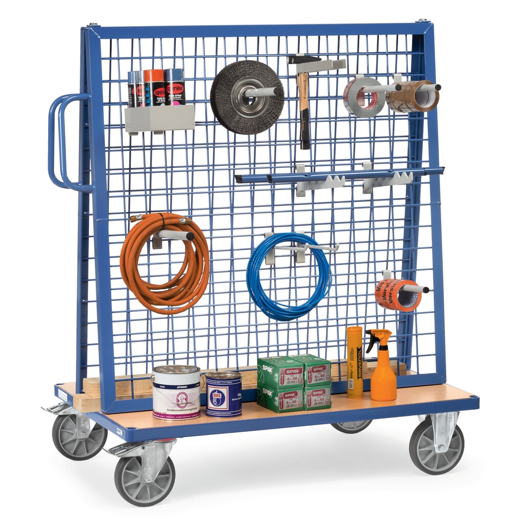 carro|plataforma de piezas fetra®, doble cara, capacidad de carga 600 kg Número de imagen del producto 2: carro|plataforma de piezas fetra®, doble cara, capacidad de carga 600 kg