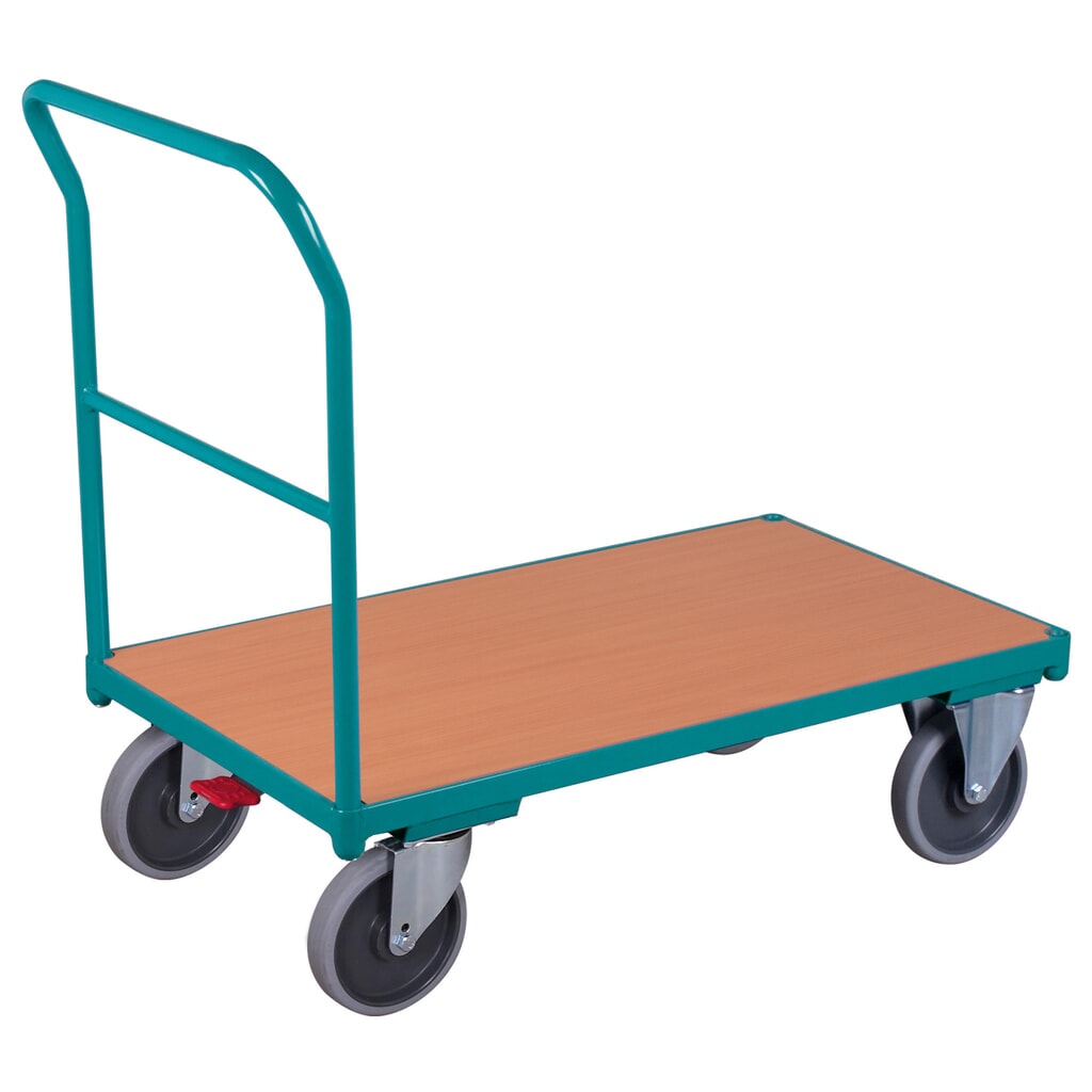 Imagen del producto: carro|plataforma de plataforma Ameise®, con manillar, área de carga An x F 500 x 880 mm