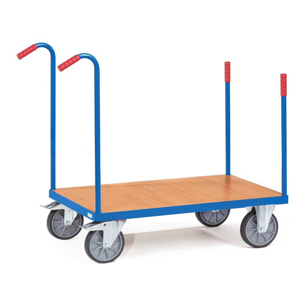 Imagen del producto: carro con plataforma fetra® con pilas, área de carga 700 x 1.000 mm, capacidad de carga 600 kg