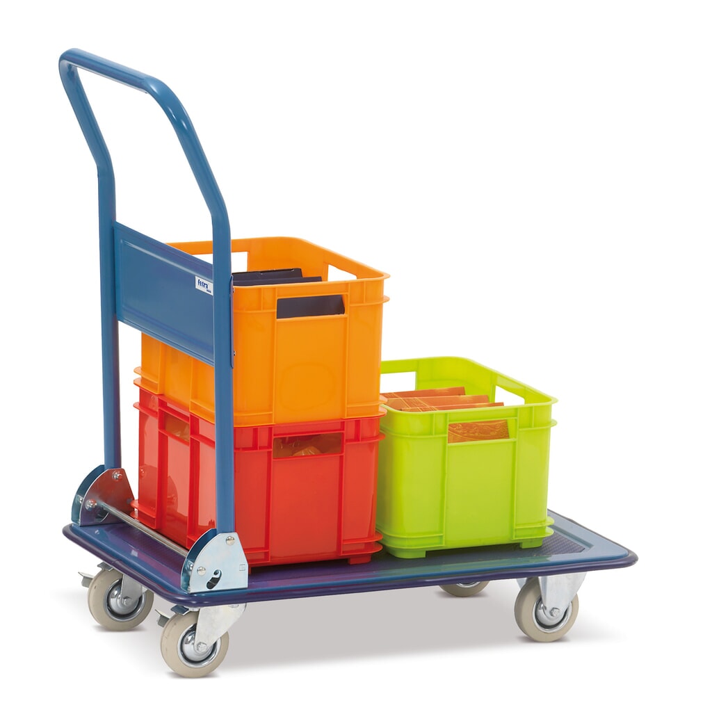 Número de imagen del producto 3: carro|plataforma plataforma fetra® con plataforma de acero 750 x 490 mm, capacidad de carga 150 kg