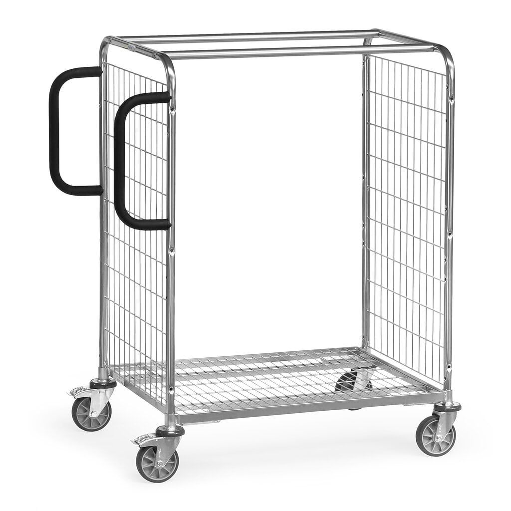 Carro de picking fetra®, HxAxF 1.225 x 690 x 1.091 mm, capacidad de carga 300 kg Imagen del producto: Carro de picking fetra®, HxAxF 1.225 x 690 x 1.091 mm, capacidad de carga 300 kg
