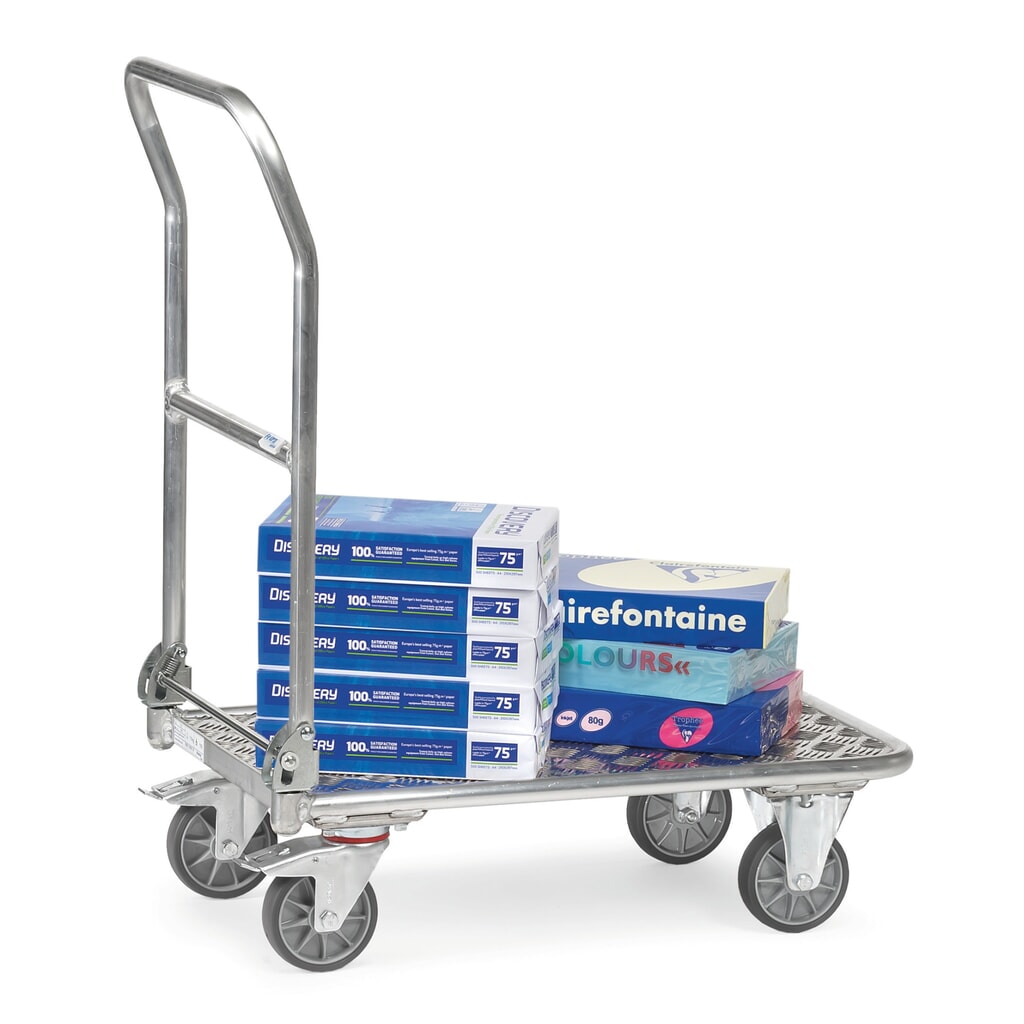 Número de imagen del producto 3: carro|plataforma de transporte fetra® de aluminio, superficie de carga 450 An x F 720 mm
