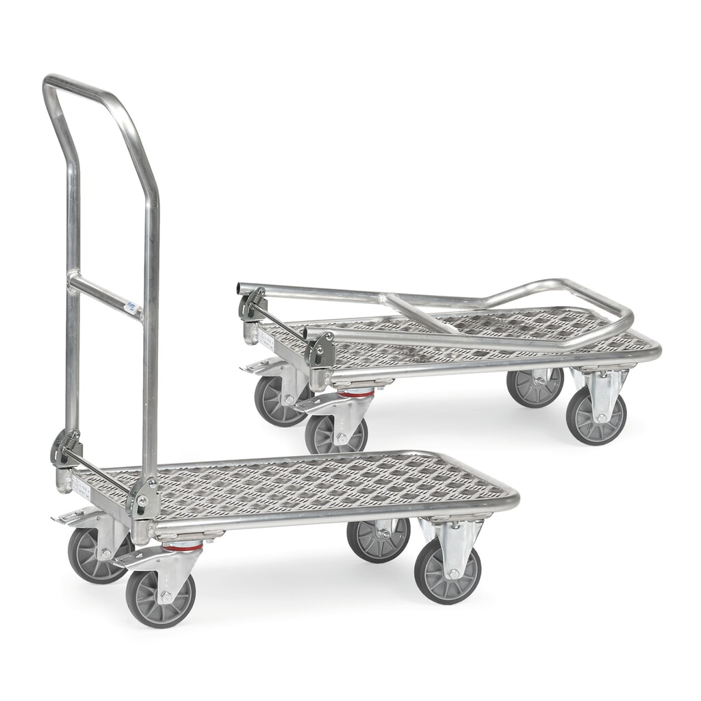 Imagen del producto: carro|plataforma de transporte fetra® de aluminio, superficie de carga 450 An x F 720 mm