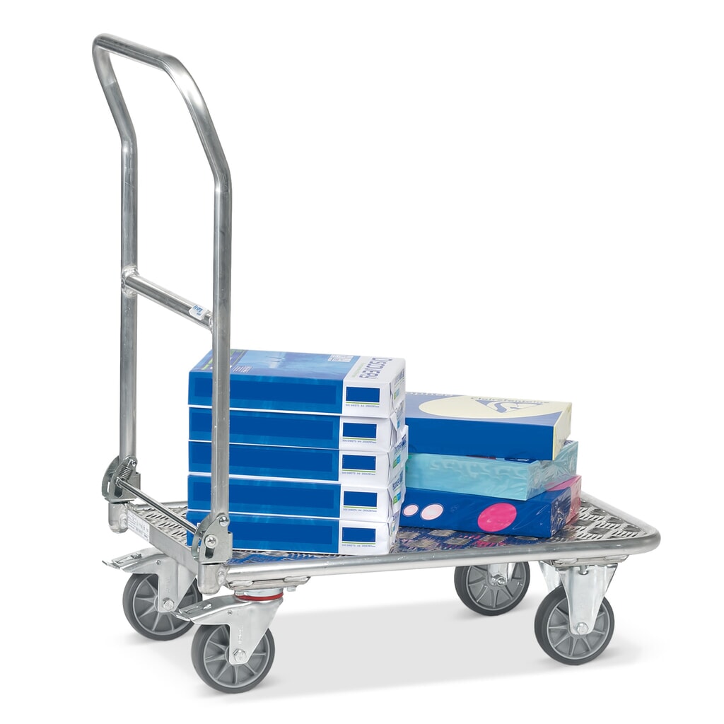carro|plataforma de transporte fetra® de aluminio, superficie de carga 450 An x F 720 mm Número de imagen del producto 5: carro|plataforma de transporte fetra® de aluminio, superficie de carga 450 An x F 720 mm