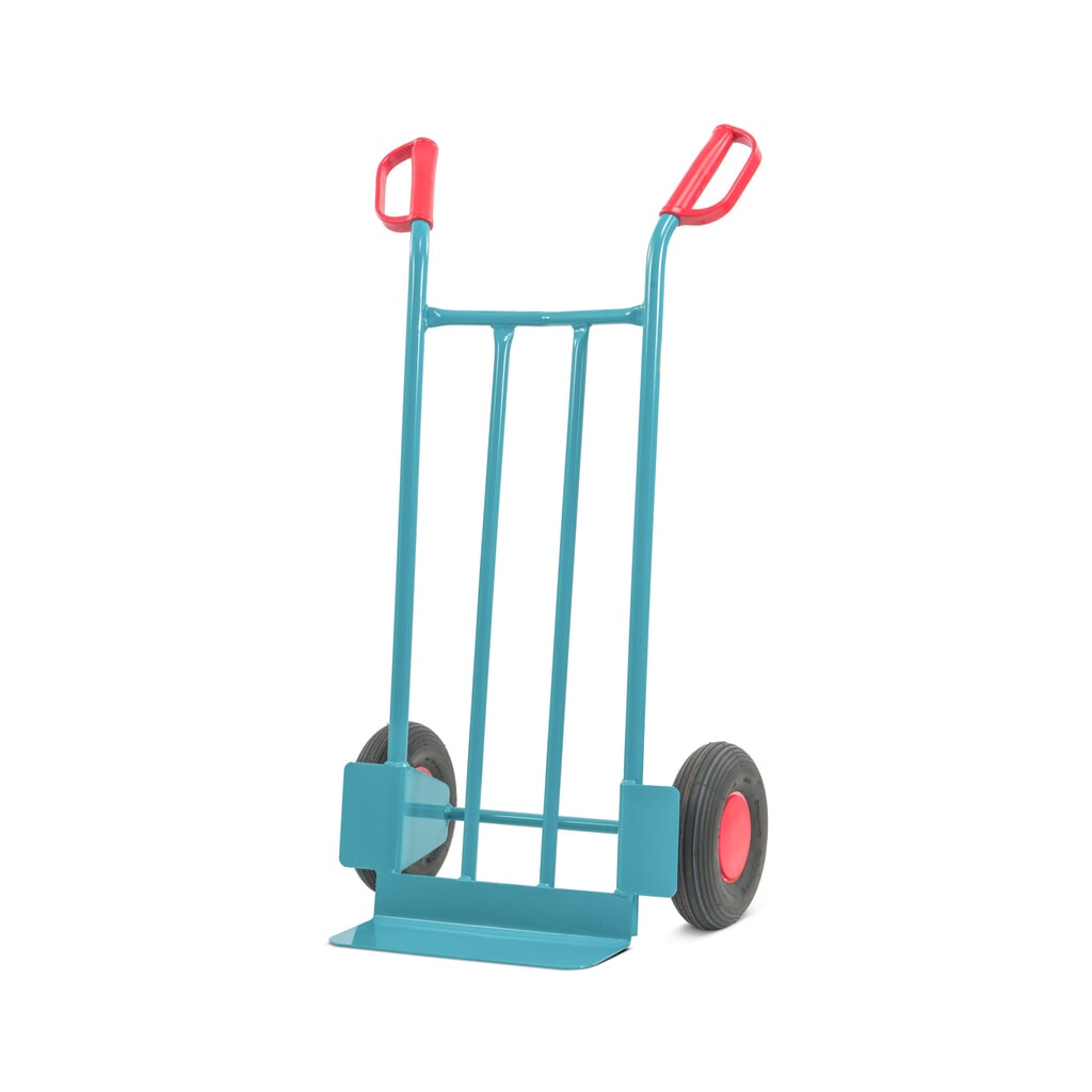 carro|plataforma de tubo de acero Ameise®, capacidad de carga 250 kg, pala a 400 An x F 150 mm, bandajes de aire Imagen del producto: carro|plataforma de tubo de acero Ameise®, capacidad de carga 250 kg, pala a 400 An x F 150 mm, bandajes de aire