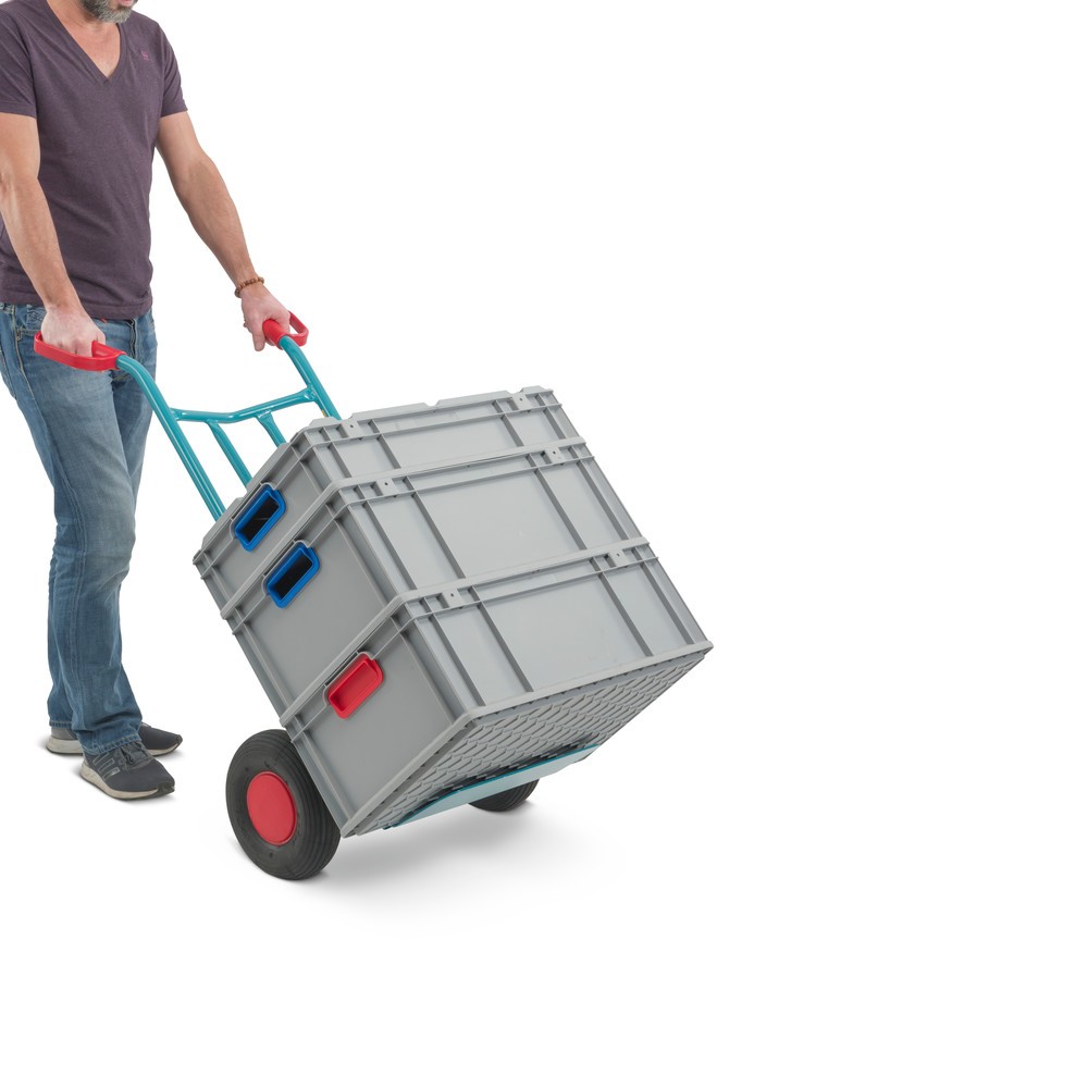 Número de imagen del producto 7: carro|plataforma de tubo de acero Ameise®, capacidad de carga 250 kg, pala a 400 An x F 150 mm, bandajes de aire