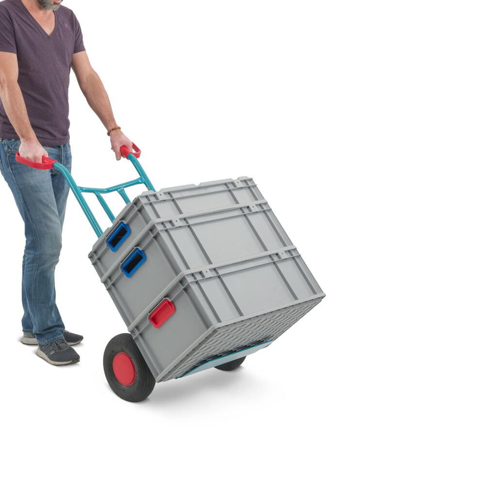 Número de imagen del producto 7: carro|plataforma de tubo de acero Ameise®, capacidad de carga 250 kg, pala a 400 An x F 150 mm, bandajes de aire