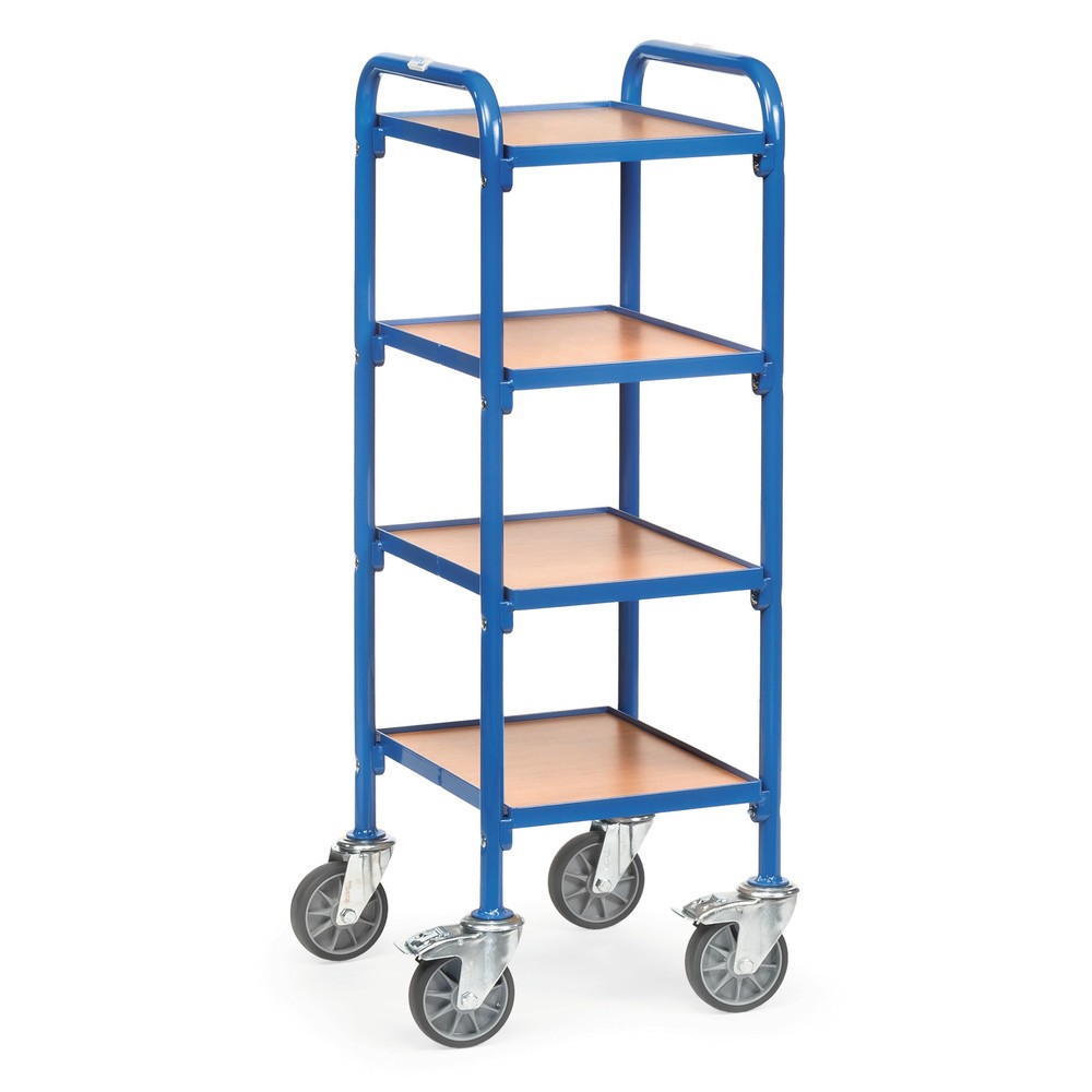 Imagen del producto: carro|plataforma lateral fetra® para cajas de almacenamiento con frente abierto, con placas base à 320 x 470 mm