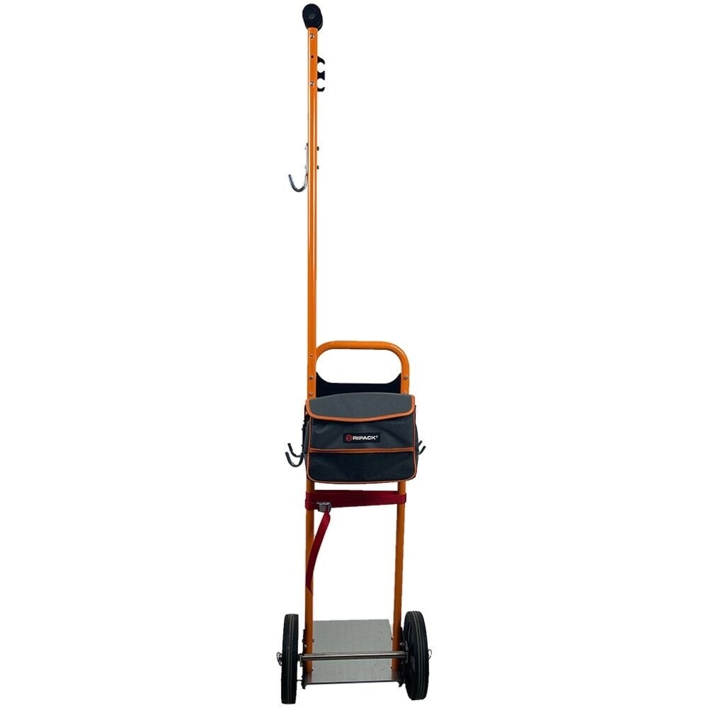 Número de imagen del producto 2: Carro portabombonas de propano para retractiladora RIPACK® 3000, amarillo anaranjado