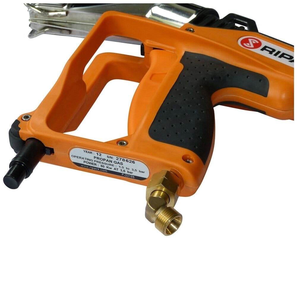 Número de imagen del producto 4: Carro portabombonas de propano para retractiladora RIPACK® 3000, amarillo anaranjado