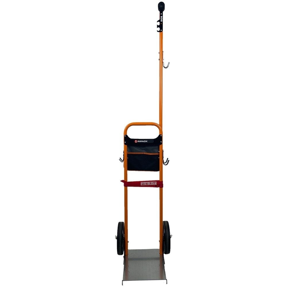 Número de imagen del producto 7: Carro portabombonas de propano para retractiladora RIPACK® 3000, amarillo anaranjado