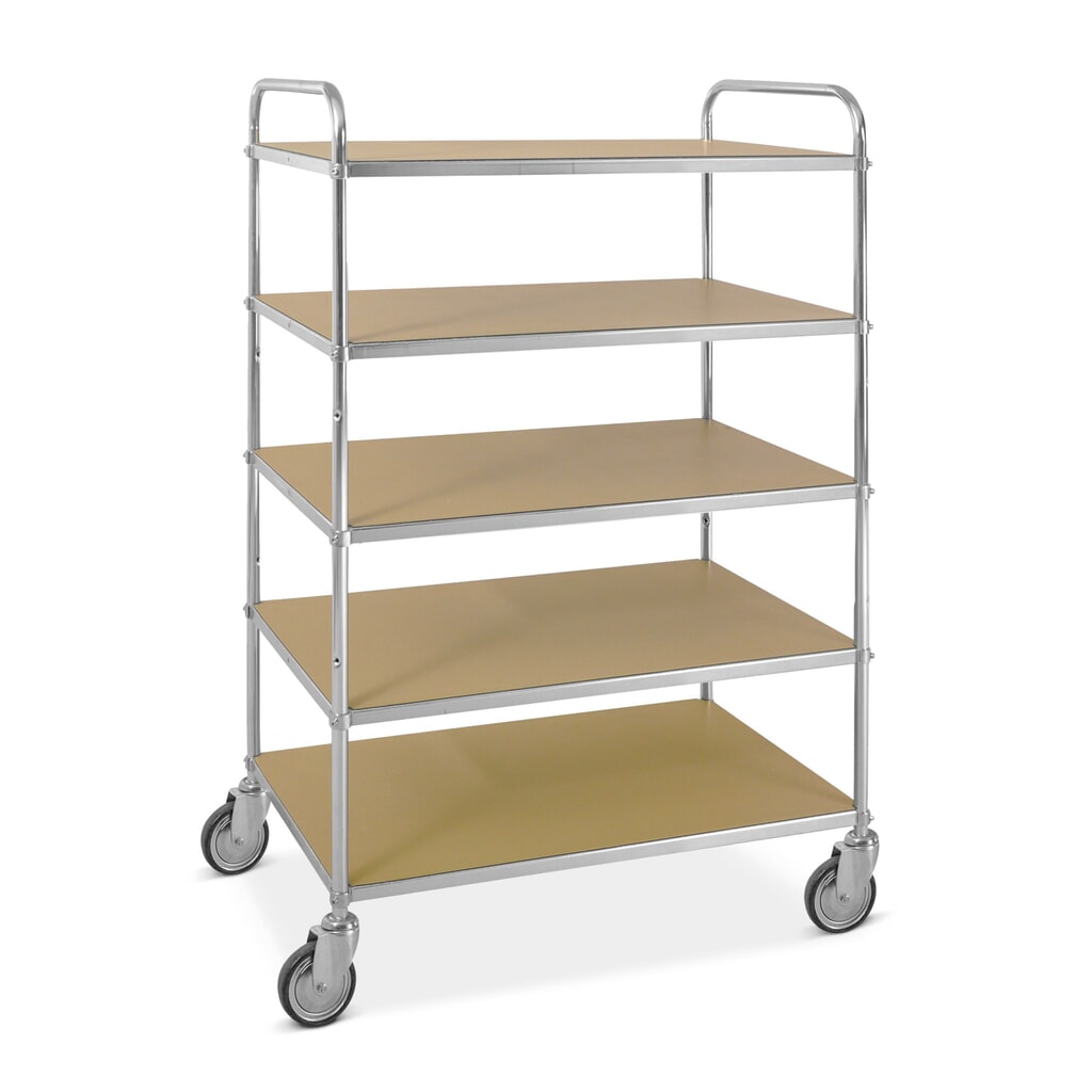carros con estantes ESD, altura de construcción de grillete 1,445 mm