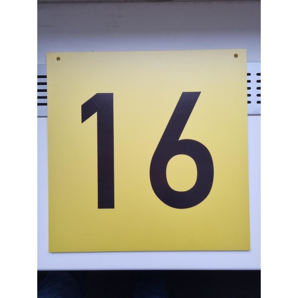 Imagen del producto: Carteles para filas de estanterías, 300 x 300 mm, amarillo