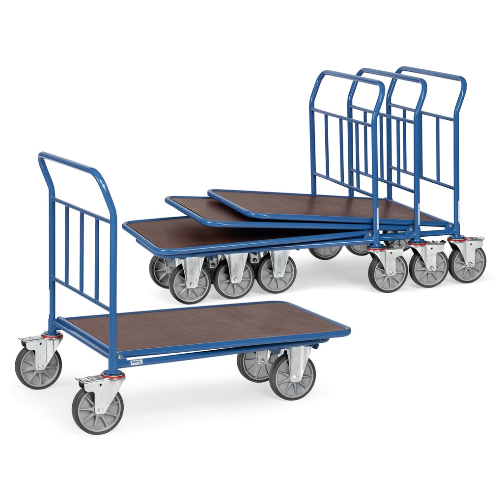 Cash 'n' carro|plataforma de transporte fetra®, capacidad de carga 400 kg, área de carga An x F 500 x 850 mm Imagen del producto: Cash 'n' carro|plataforma de transporte fetra®, capacidad de carga 400 kg, área de carga An x F 500 x 850 mm