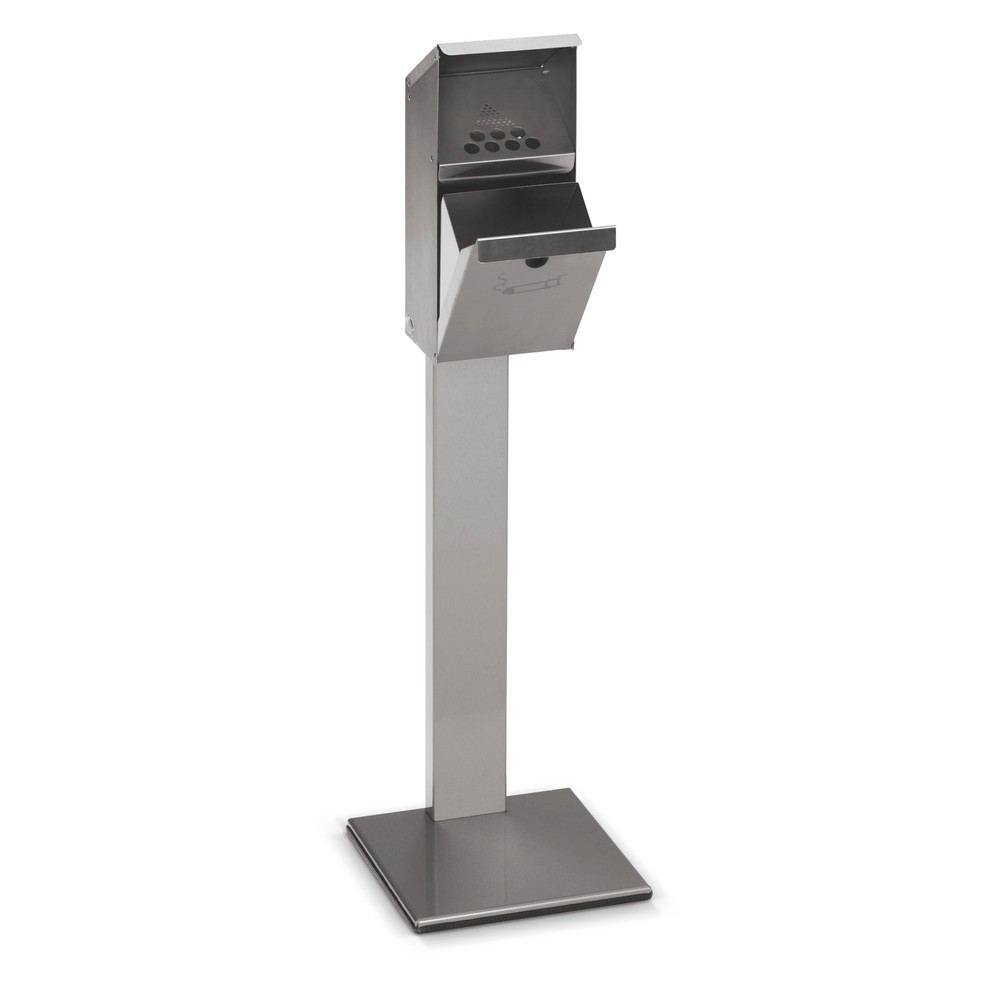 Imagen del producto: Cenicero de acero inoxidable VAR®, modelo de columna con tejadillo