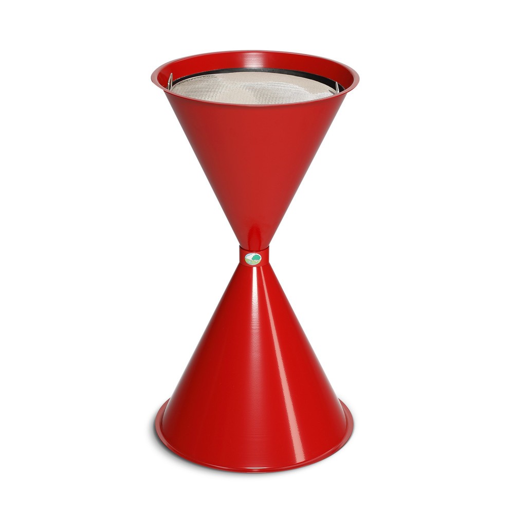 Imagen del producto: Cenicero de columna VAR® CLASSIC, acero, rojo fuego