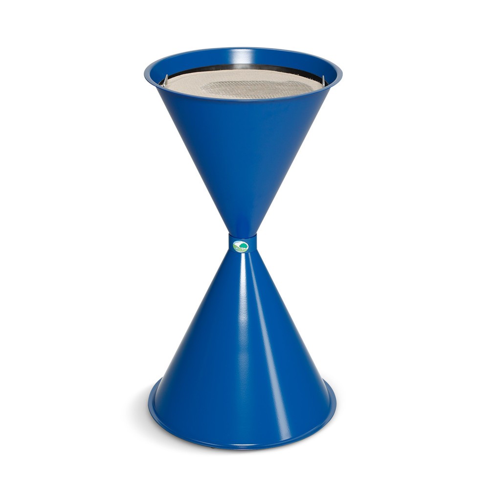Imagen del producto: Cenicero de columna VAR® CLASSIC, acero, azul genciana