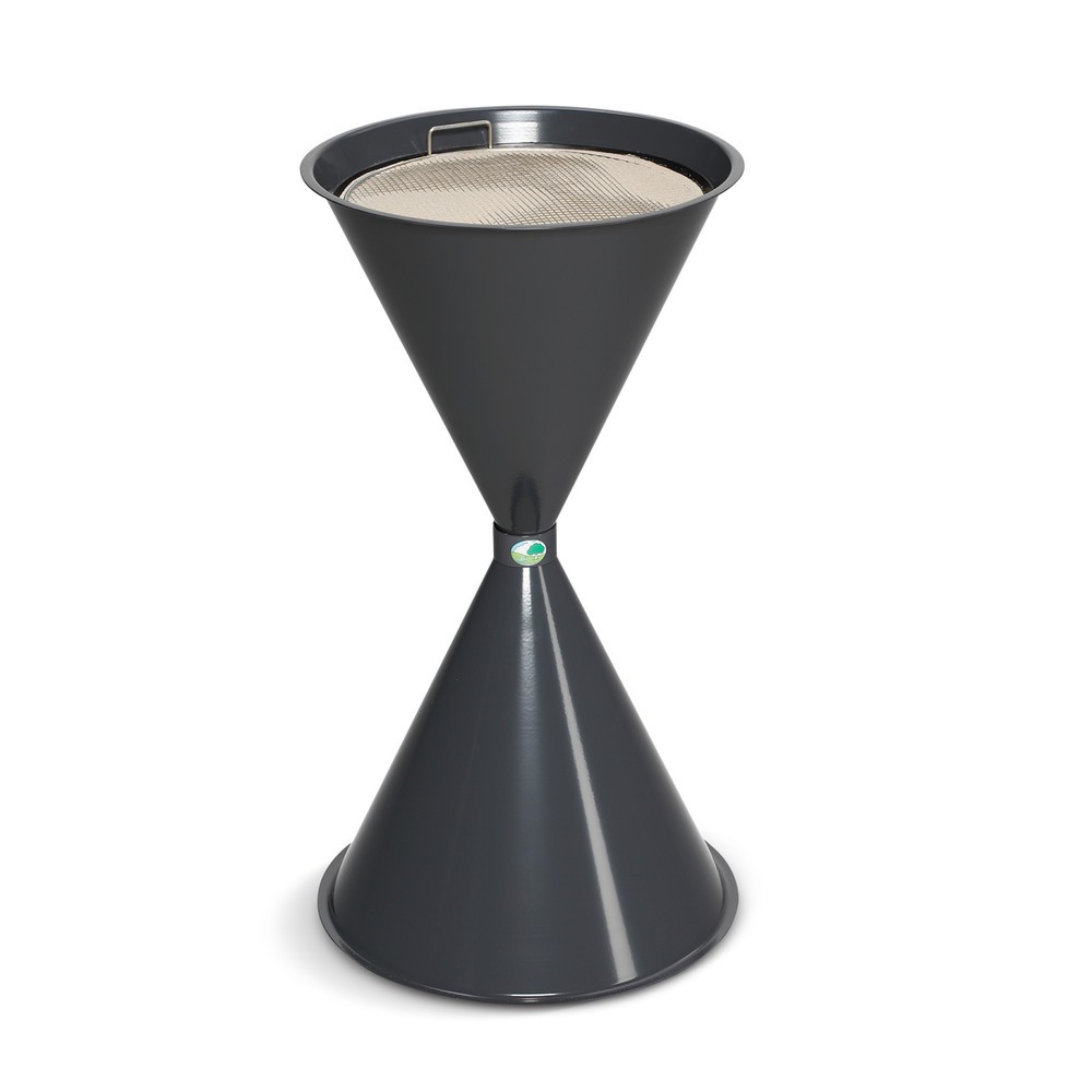 Imagen del producto: Cenicero de columna VAR® CLASSIC, acero, grafito