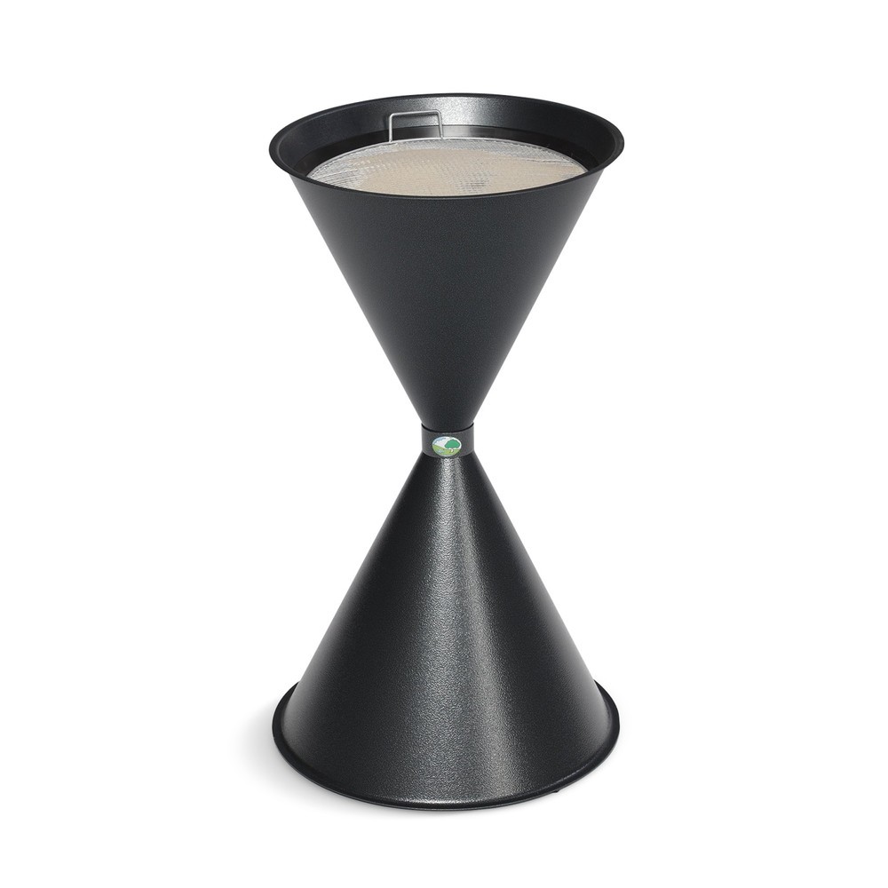 Imagen del producto: Cenicero de columna VAR® CLASSIC, acero, plata antigua