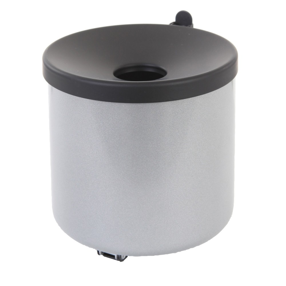 Imagen del producto: Cenicero de pared autoextinguible, acero, gris aluminio, negro