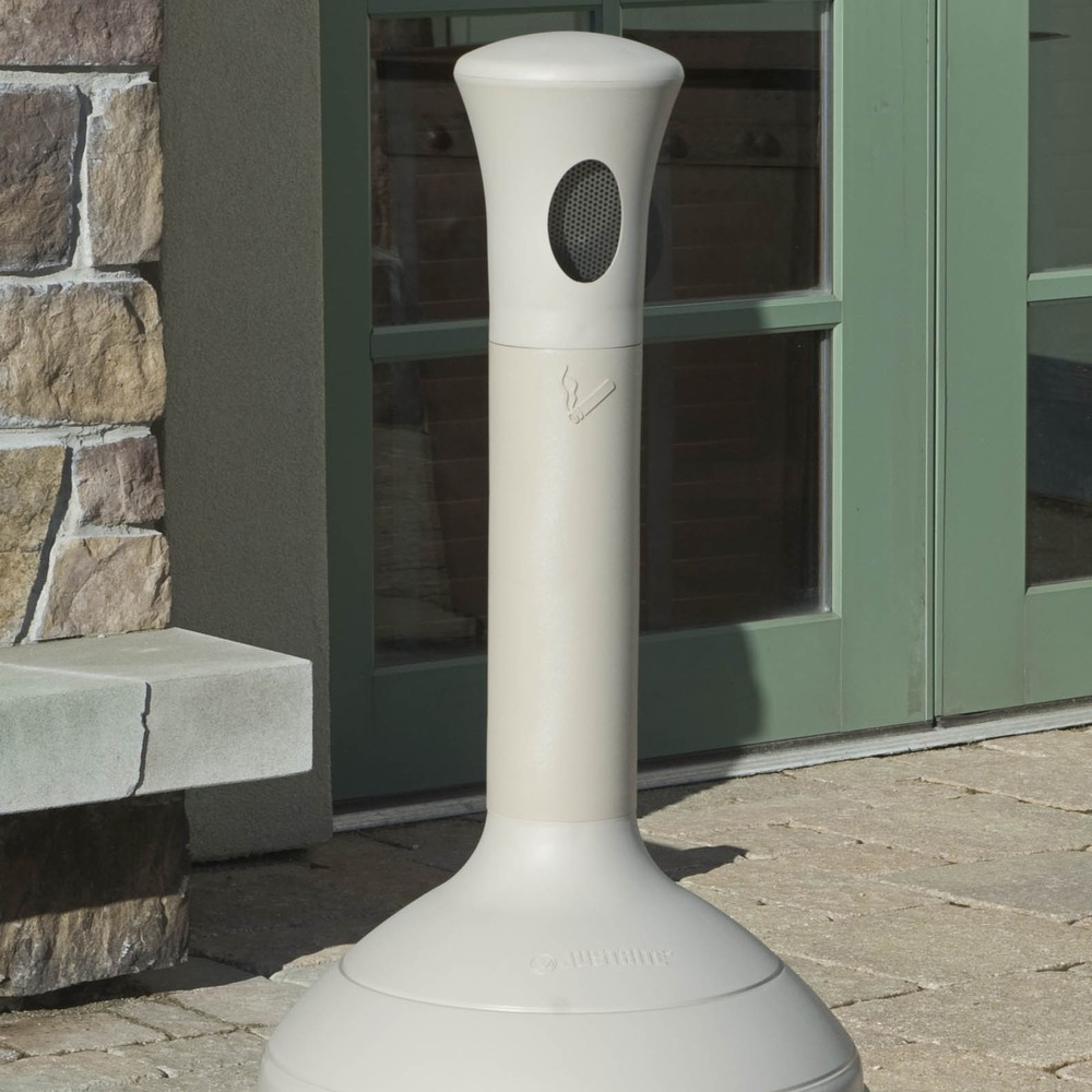 Número de imagen del producto 2: Justrite Elite™ - Cenicero de seguridad (15 L), color beige