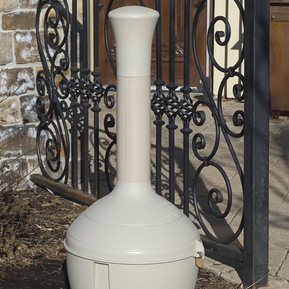 Número de imagen del producto 4: Justrite Elite™ - Cenicero de seguridad (15 L), color beige