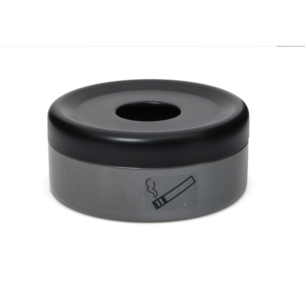 Número de imagen del producto 2: Cenicero de mesa de seguridad, capacidad de 0,2 l, plata de níquel
