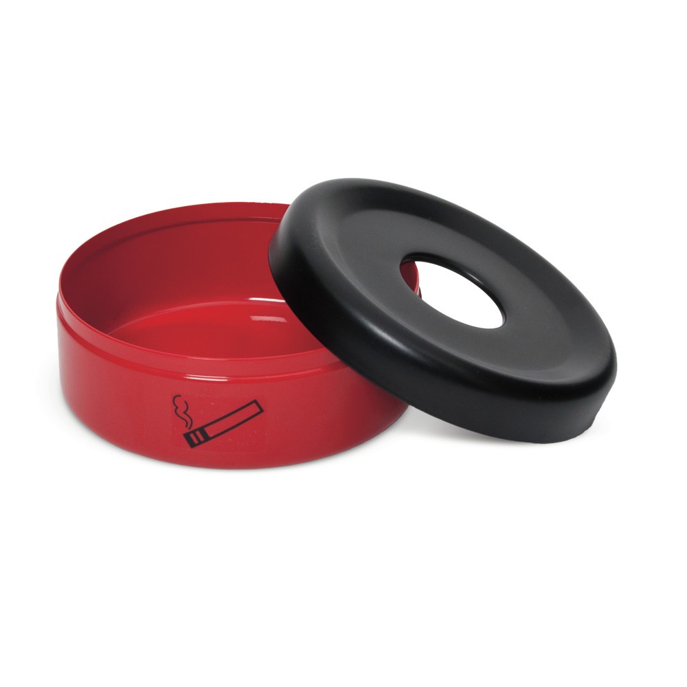 Número de imagen del producto 4: Cenicero de mesa de seguridad, capacidad de 0,2 l, plata de níquel