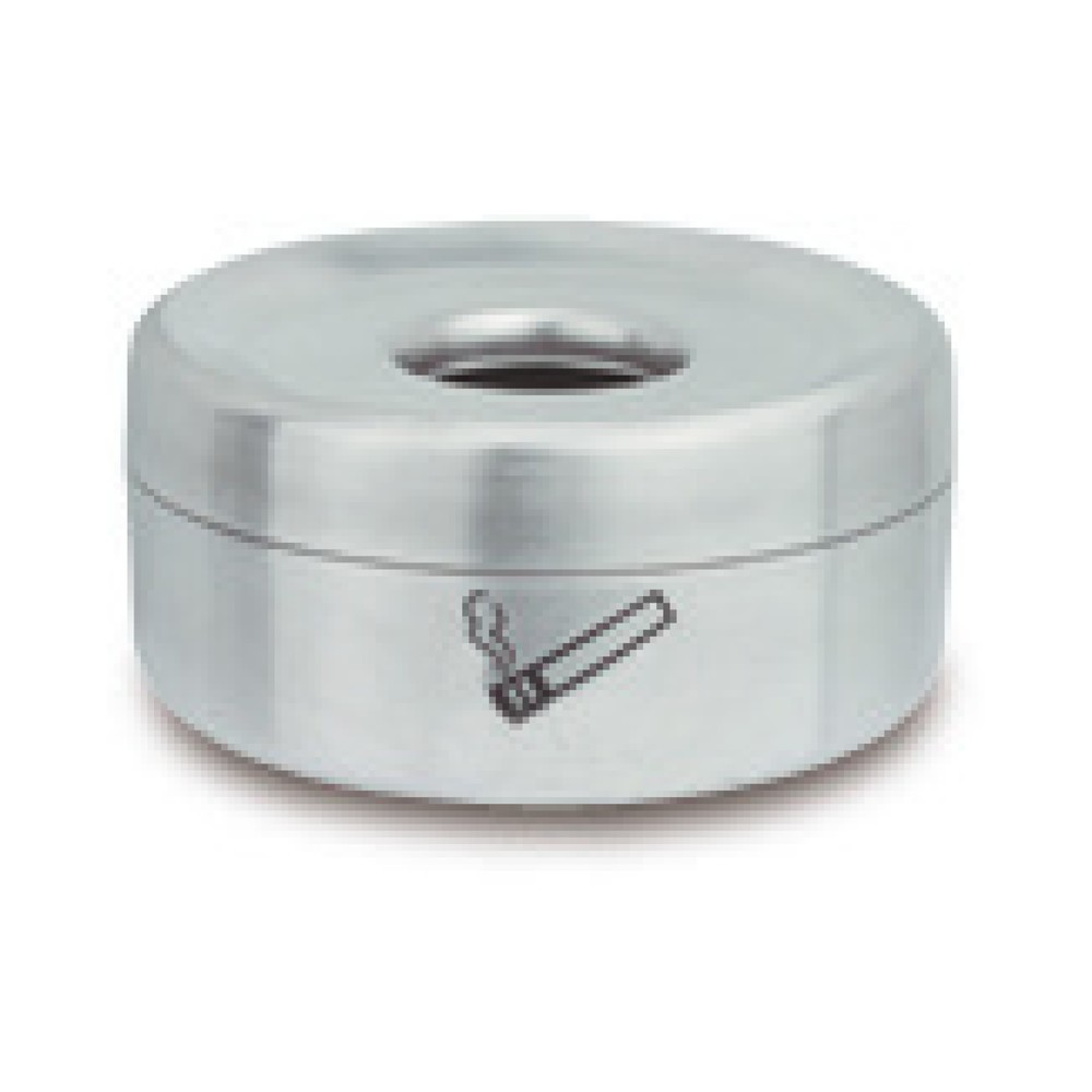 Imagen del producto: Cenicero de mesa de seguridad, capacidad de 1 l, grafito