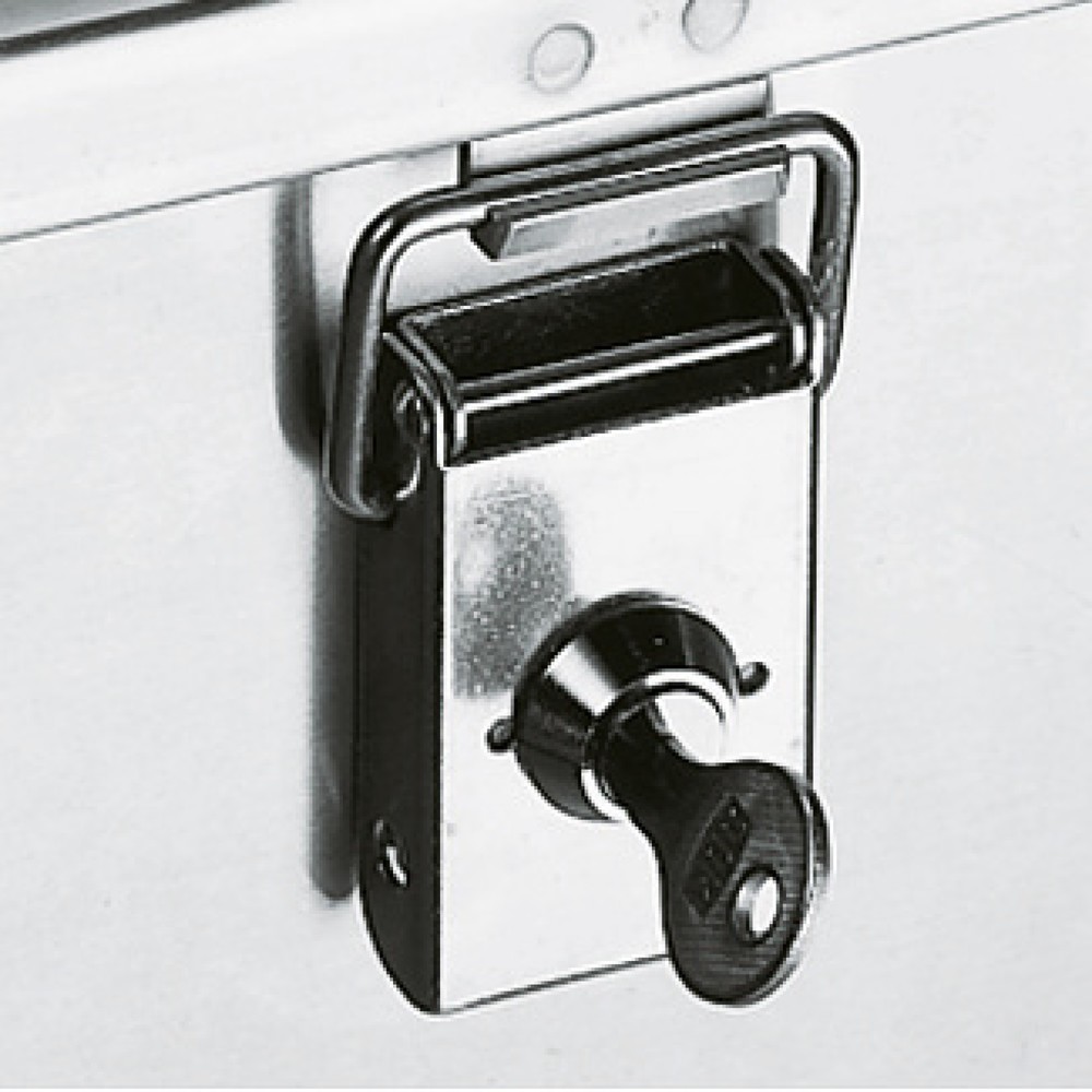 Imagen del producto: Cerraduras cilíndricas para caja de transporte de aluminio profesional, par