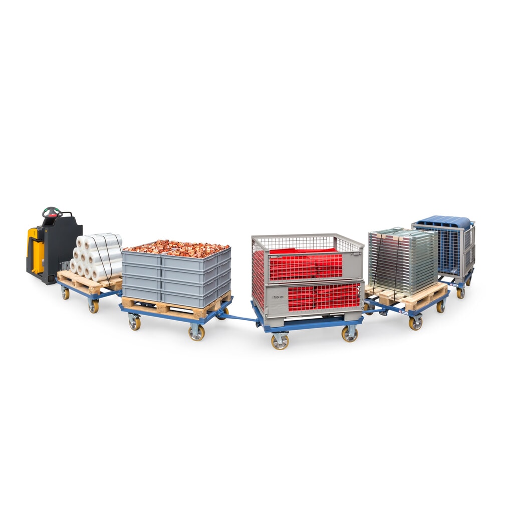 Chasis de palé fetra®, con acoplamiento y barra de tracción, capacidad de carga 1.000 kg Número de imagen del producto 8: Chasis de palé fetra®, con acoplamiento y barra de tracción, capacidad de carga 1.000 kg
