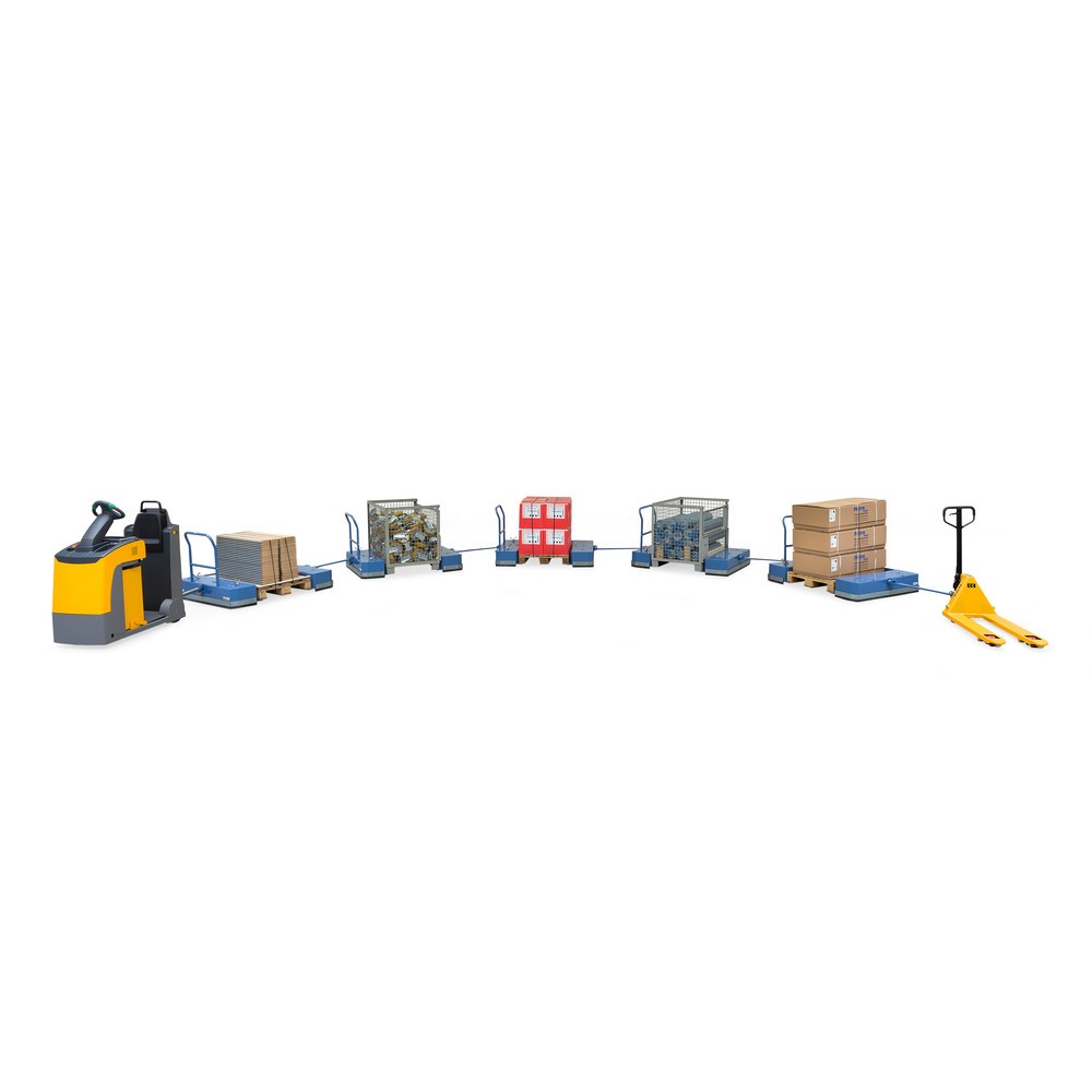 Número de imagen del producto 8: Chasis de palé fetra®, con acoplamiento y barra de tracción, capacidad de carga 1.000 kg