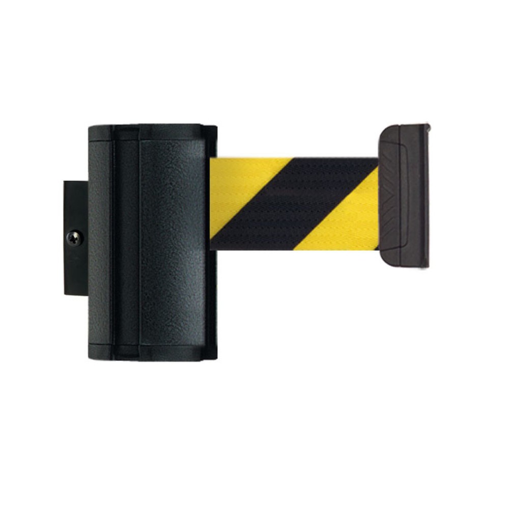 Imagen del producto: Cinta de pared para acordonar M para colgar, longitud 2,3 m, rayas diagonales negras / amarillas