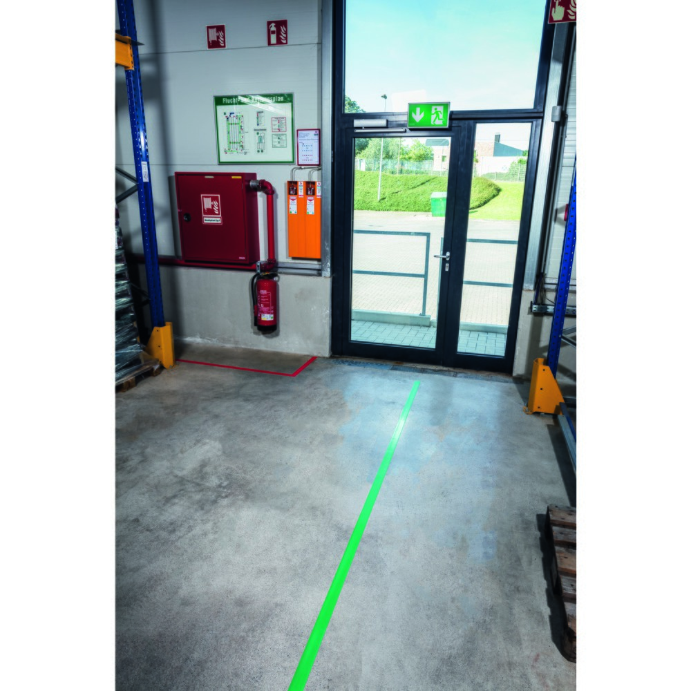 Número de imagen del producto 3: cinta de señalización del suelo DURALINE® 50/05 DURALINE, verde