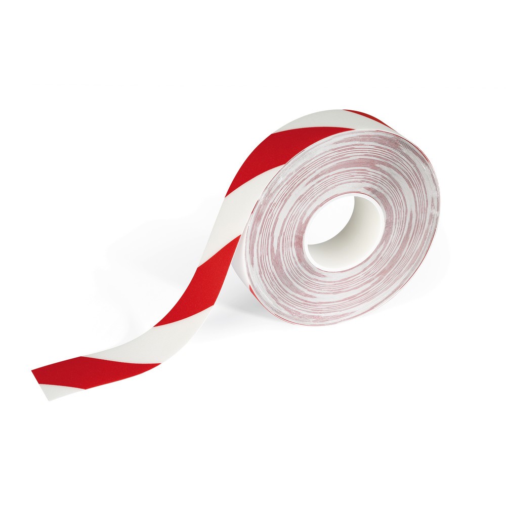 Imagen del producto: cinta de señalización del suelo DURALINE® 50/07 DURALINE, rojo/blanco