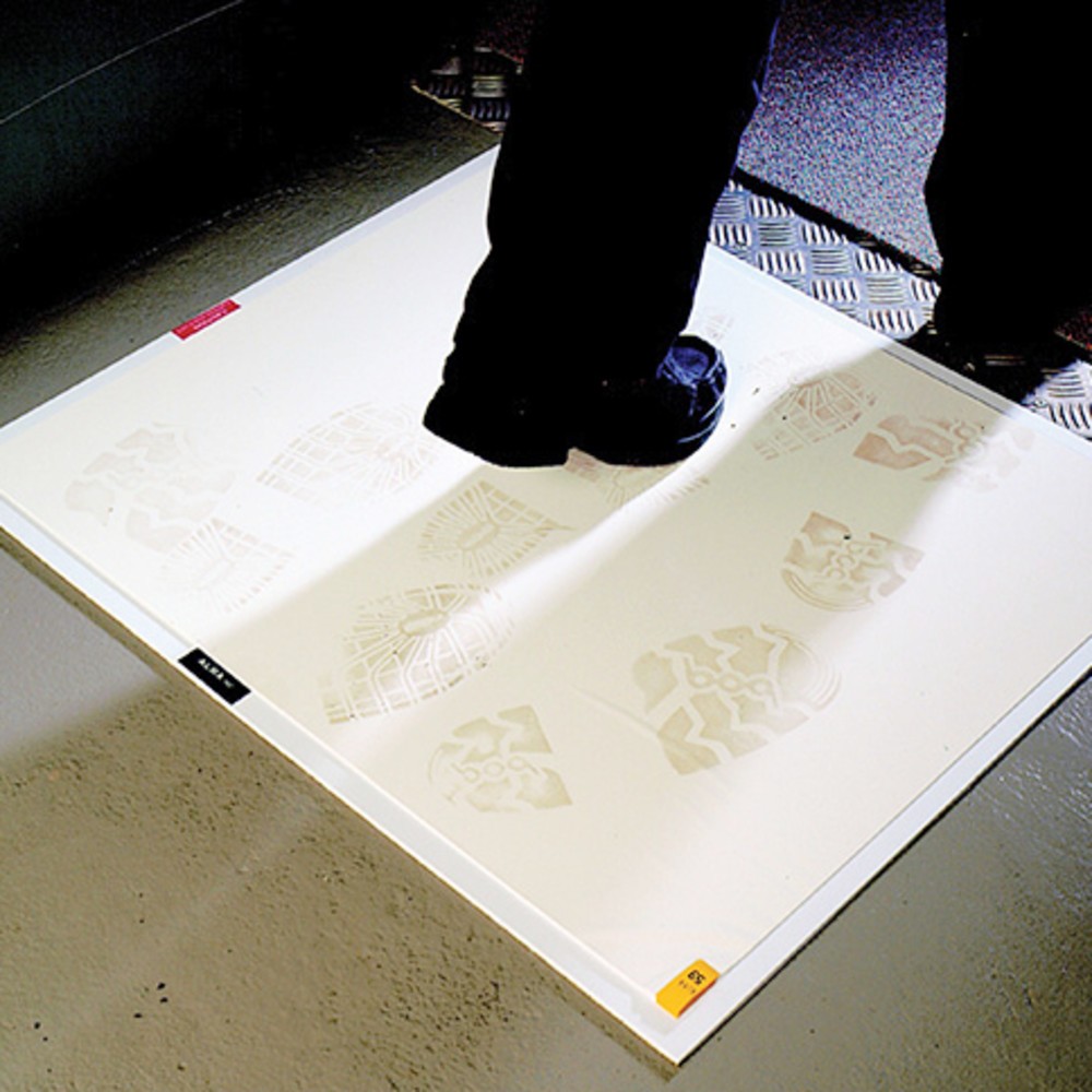 Número de imagen del producto 2: COBA Alfombrilla adhesiva de salas limpias, A x F 800 x 600 mm, blanco
