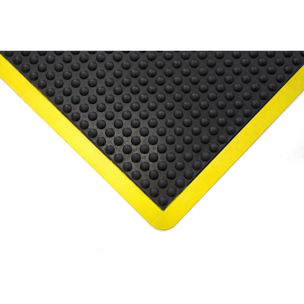 COBA Alfombrilla antifatiga Bubblemat Safety, An x Fo 900 x 1.200 mm, negra/amarilla Número de imagen del producto 2: COBA Alfombrilla antifatiga Bubblemat Safety, An x Fo 900 x 1.200 mm, negra/amarilla