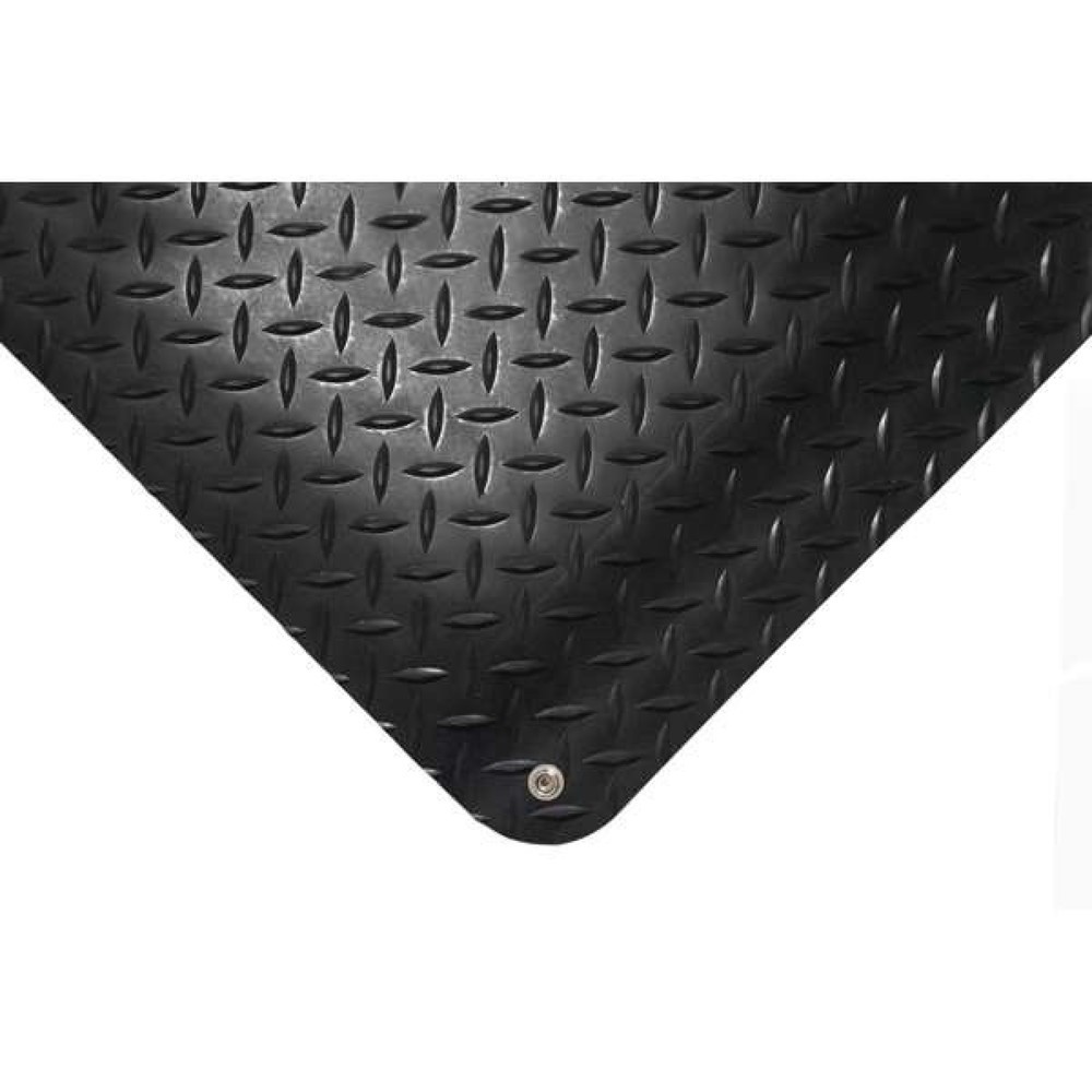 Número de imagen del producto 1: COBA Alfombrilla antifatiga, placa de recubrimiento Anti-Static, An x Fo 600 x 900 mm, negra
