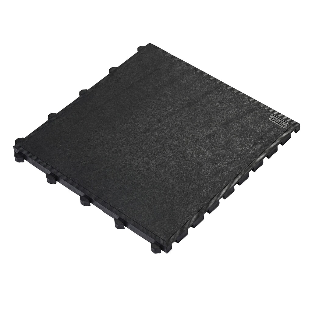 COBA Alfombrilla antifatiga Lock Premium, cerrada, An x Fo 500 x 500 mm, negra Imagen del producto: COBA Alfombrilla antifatiga Lock Premium, cerrada, An x Fo 500 x 500 mm, negra