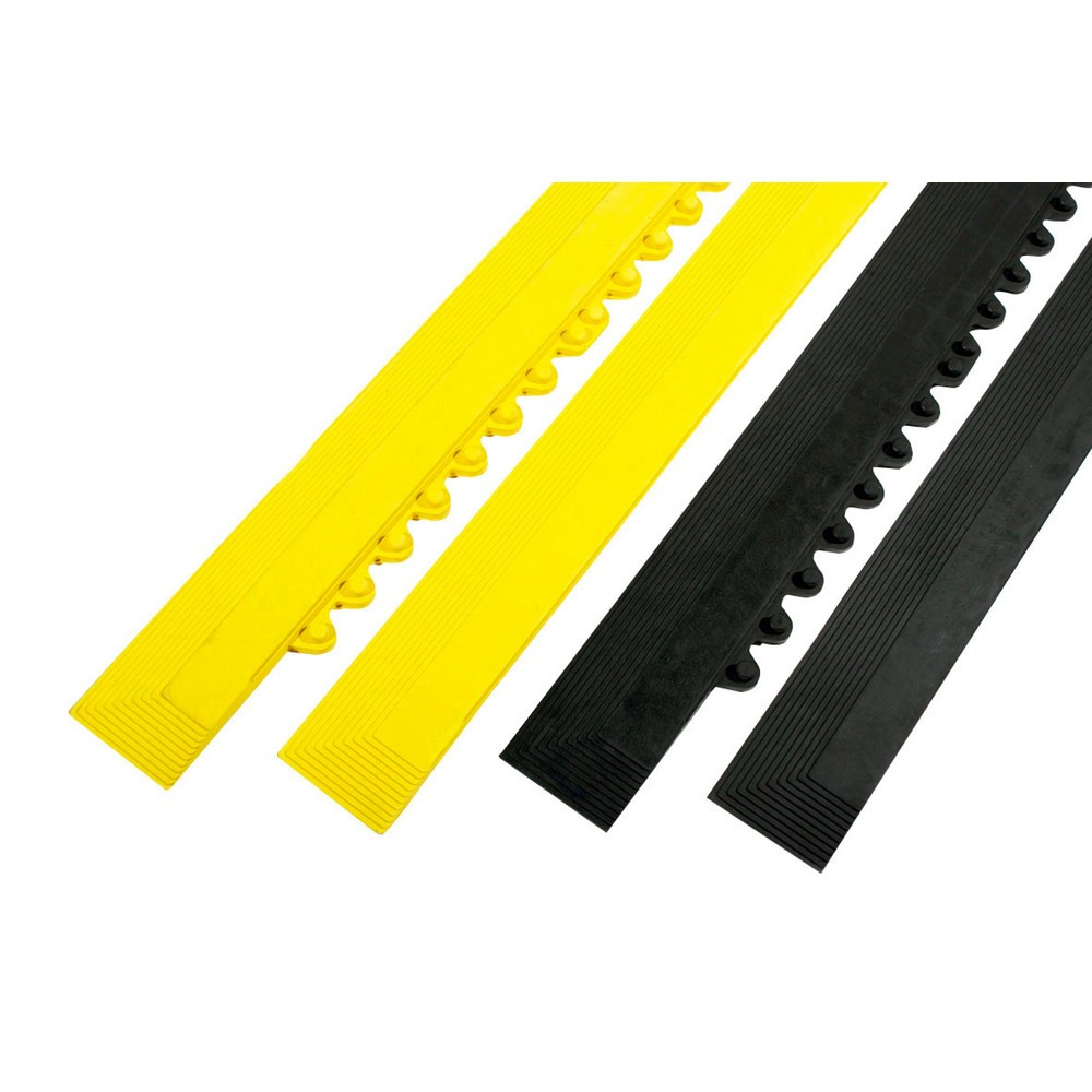 Número de imagen del producto 1: COBA Alfombrilla antifatiga Fatigue Step, bordillo, nitrilo, macho, amarilla