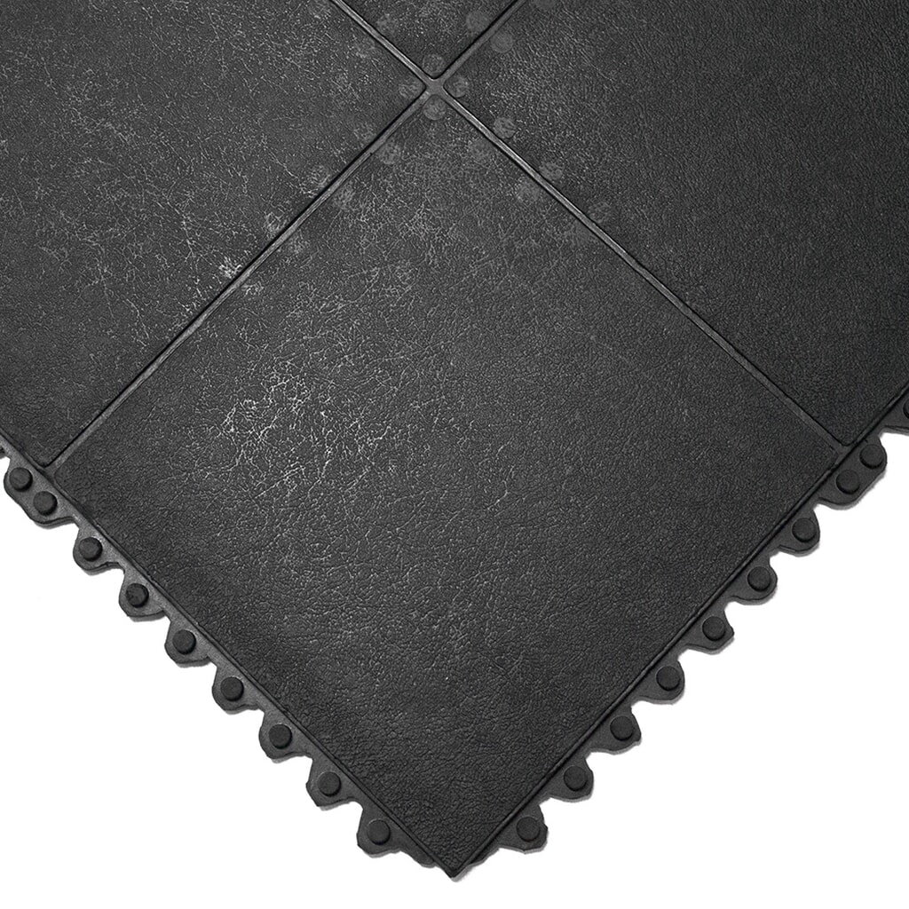 COBA Alfombrilla antifatiga Fatigue Step, estándar, An x Fo 900 x 900 mm Número de imagen del producto 2: COBA Alfombrilla antifatiga Fatigue Step, estándar, An x Fo 900 x 900 mm