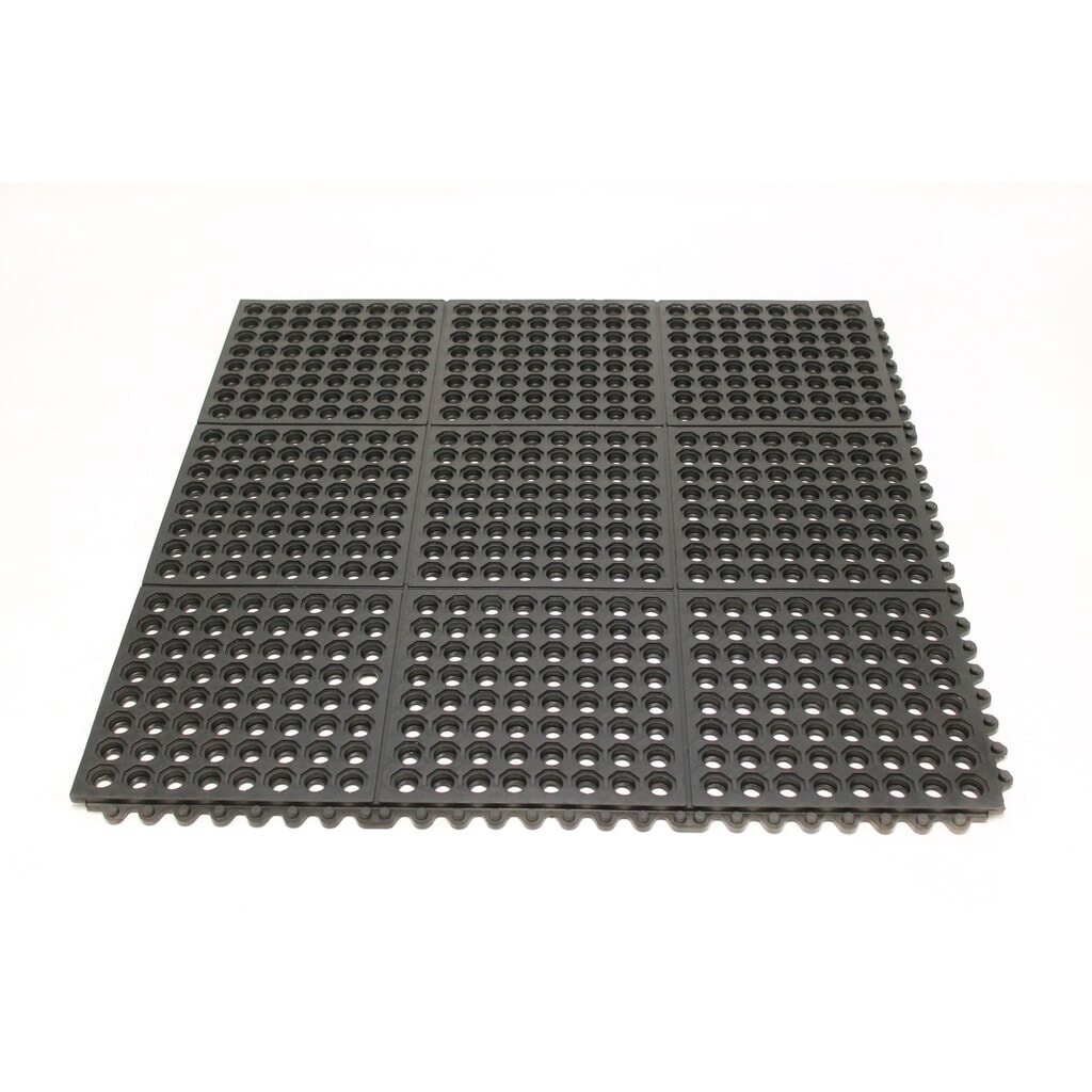 COBA Alfombrilla antifatiga Fatigue Step Grit Top, de nitrilo, An x Fo 900 x 900 mm Imagen del producto: COBA Alfombrilla antifatiga Fatigue Step Grit Top, de nitrilo, An x Fo 900 x 900 mm