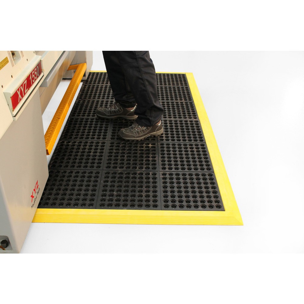 Número de imagen del producto 4: COBA Alfombrilla antifatiga Fatigue Step Grit Top, de nitrilo, An x Fo 900 x 900 mm
