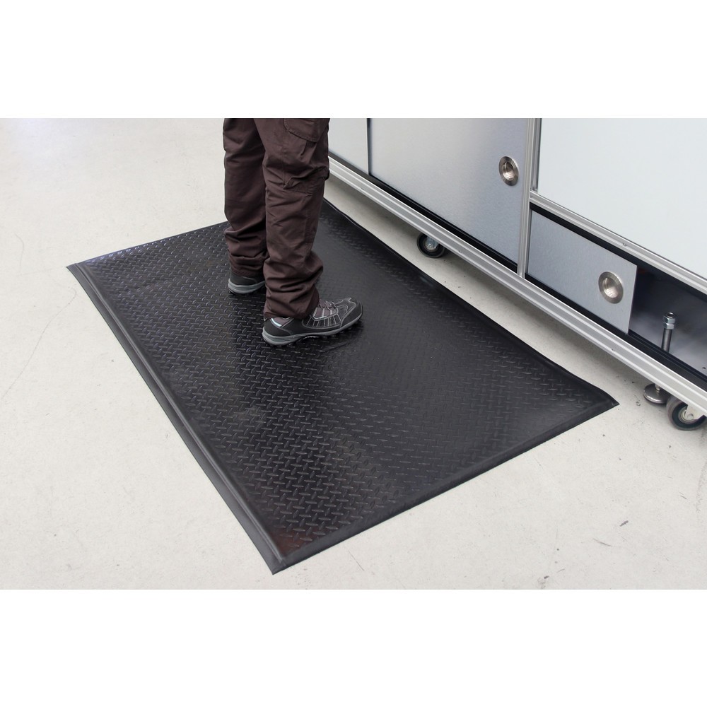 Número de imagen del producto 4: COBA Alfombrilla antifatiga Orthomat® Comfort Plus, An x Fo 600 x 900 mm, negra