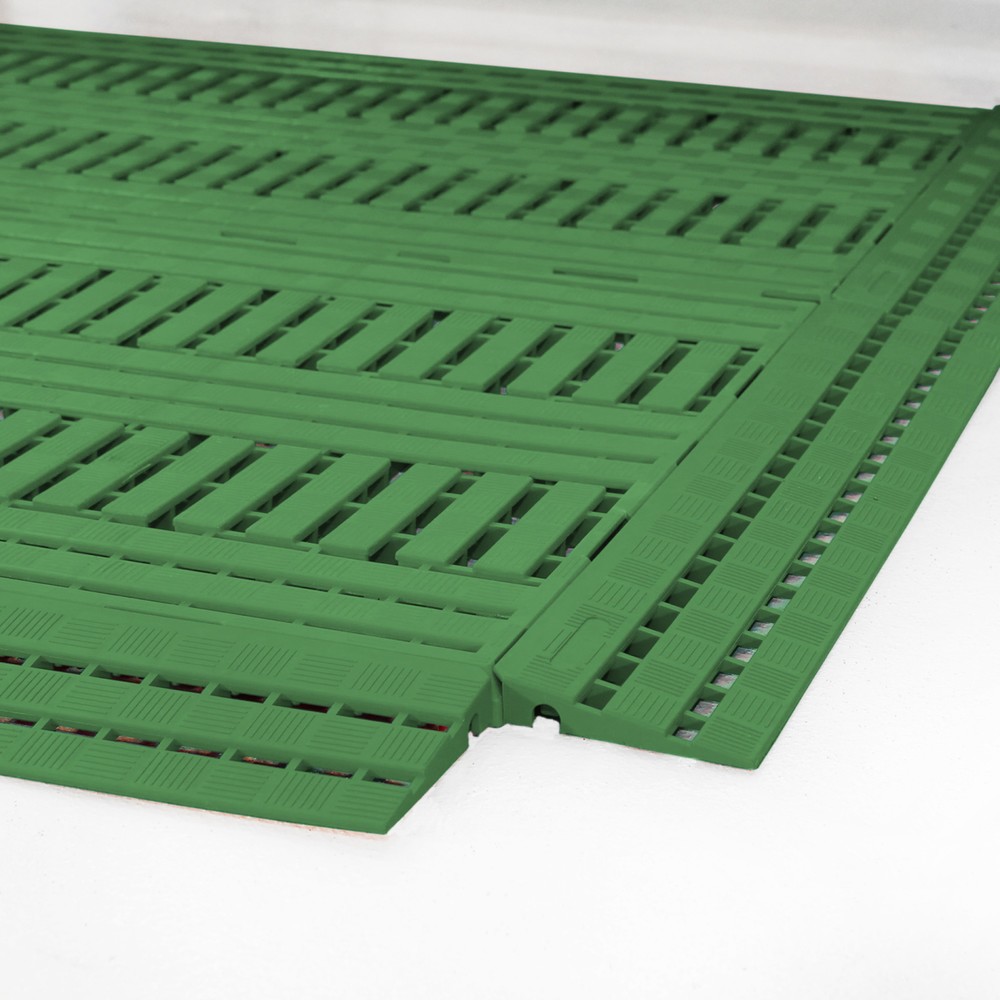 Imagen del producto: COBA Alfombra de sobremesa PE, 600 x 1200 mm de ancho x 1200 mm, verde