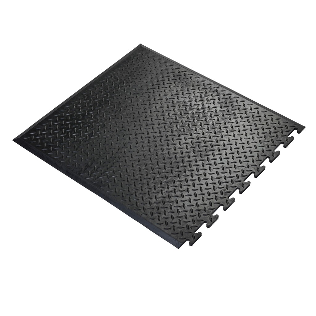 Imagen del producto: COBA Alfombrilla de trabajo Comfort-Lok, extremo, An x Fo 700 x 800 mm, negra