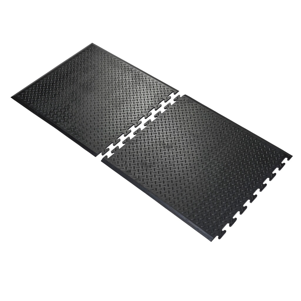COBA Alfombrilla de trabajo Comfort-Lok, pieza central, An x Fo 700 x 800 mm, negra Número de imagen del producto 2: COBA Alfombrilla de trabajo Comfort-Lok, pieza central, An x Fo 700 x 800 mm, negra